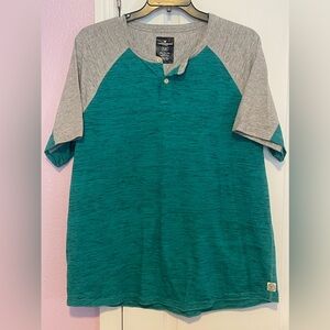 Like New American Eagle Flex Shirt Classic Fit Aqua Gray Men’s XXL